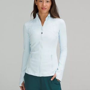 LULULEMON POWDER BLUE LUON DEFINE JACKET, size 14